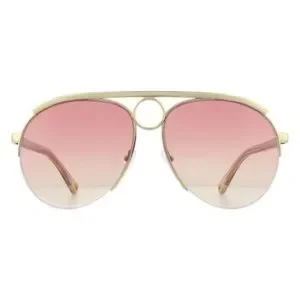 Chloe Romie Semi Rimless Aviator Chloe | Accessories | Hpchloe Romie Gold Framerose Gold Lens  main image 3